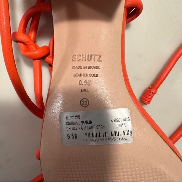 Schutz Nicky Mid Napa Sandal New - Picture 7 of 7
